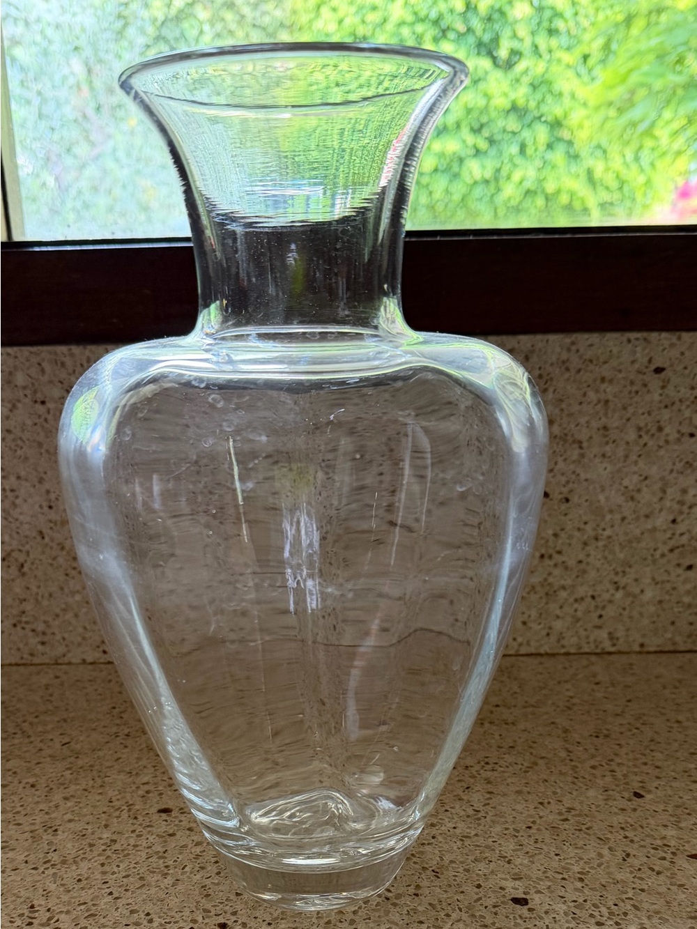 Vintage Simon Pearce Large Handblown Glass Decorative Vase 12" high